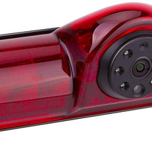 HD 720P Third Roof top Mount Brake lamp Camera 3rd Brake Light Rear View Backup Camera for Transporter Express/Savana 2003-2018/Explorer Vans/Express
