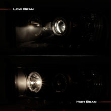 For 2002-2005 Dodge Ram 1500 | 2003-2005 Ram 2500 3500 Black Dual Halo Projector Headlights Pair Set