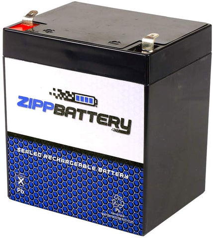 Chrome Battery 12V 4.5AH SLA Battery- Rechargeable, Replacement for Security Systems