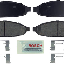 Bosch BE997H Blue Disc Brake Pad Set with Hardware for 2004-08 Chrysler Pacifica - FRONT