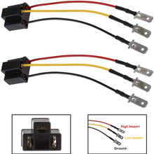 Partsam H4 9003 HB2 Wire Wiring Harness Sockets for 4"x6" 7"x6" 5"x7" inch Sealed Beam Car Truck Headlights Pickup Heavy Duty Headlamp (2PCS a Pack)