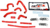 HPS 57-1696-RED Red Silicone Heater Hose Kit Coolant
