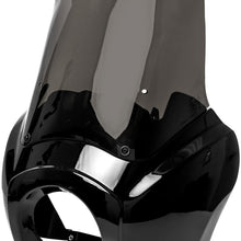 Krator Black & Smoke Tall Fairing Windshield Club Style Kit for 2000-2003 Harley-Davidson Dyna Super Glide T-Sport FXDXT - Modification Required