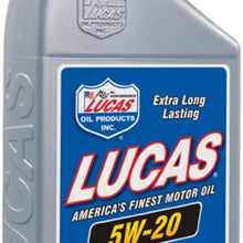 Lucas Oil 10516 SAE 5W-20 Motor Oil - 1 Quart Bottle
