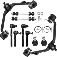 Front Upper Control Arm Kit Compatible with 1997-2002 Ford Expedition, 1997-2004 Ford F-150, 1997-1999 Ford F-250, 2002 Lincoln Blackwood 1998-2002 Lincoln Navigator -(2WD Only)