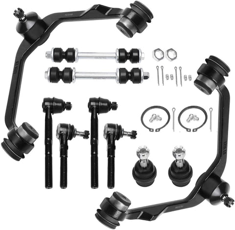 Front Upper Control Arm Kit Compatible with 1997-2002 Ford Expedition, 1997-2004 Ford F-150, 1997-1999 Ford F-250, 2002 Lincoln Blackwood 1998-2002 Lincoln Navigator -(2WD Only)