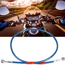 Motorcycle Brake Hose, 96cm Motorcycle Stainless Steel B-raided Hose Brake Hose