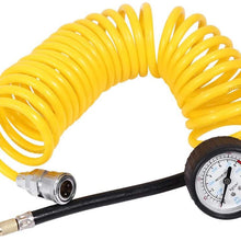 Air Compressor Tire Inflator, Portable Dual Cylinder 150 PSI 12V Car Tire Pump With Pressure Gauge for Auto, Trucks, Bicycles, Balls