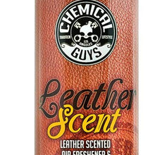 Chemical Guys AIR_102_16 Leather Scent Premium Air Freshener and Odor Eliminator (16 oz)