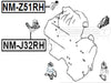 FEBEST NM-J32RH Right Engine Mount