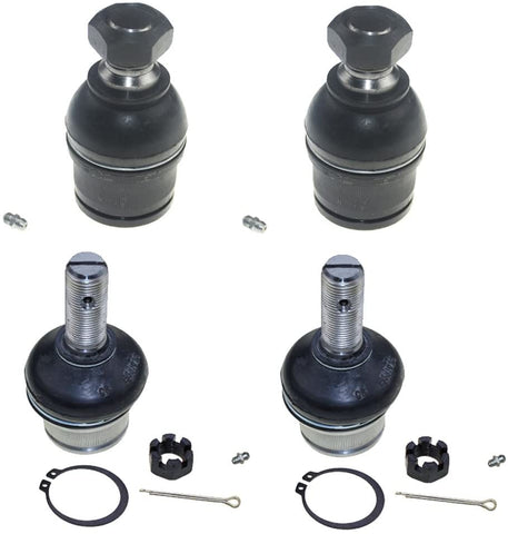 MILLION PARTS 4PC K8607 Front Lower & K8388 K80026 Front Upper Ball Joints for 1994-1999 Dodge Ram 2500 3500 Ford 00-05 Excursion & 06-10 F-250 Super Duty 99-06 F-350 Super Duty
