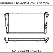 Radiator Compatible with 1994-2002 Dodge Ram 2500 3500 5.9L L6 ATRD1052