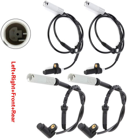 OCPTY ABS sensor,Left+Right+Front+Rear Wheel Speed Sensor ALS461 ALS1438 Fit for 1995 1997-1998 BMW 740i 1995-1998 BMW 740iL Pack of 4