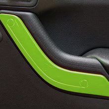 E-cowlboy 18 PCS Full Set Interior Decoration Trim Kit,Interior Door Handle Cover Trim,Air Conditioning Vent Cover Trim, Copilot Handle Cover Trim for Jeep Wrangler JK JKU 2011-2018 4-Door