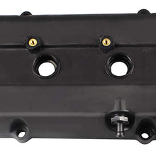 MYSMOT 264-982 Engine Valve Cover Kit With Gasket & Spark Plug Tube Seals Compatible with 2002-2006 Nissan Altima Sentra w/2.5L 13264-3Z001