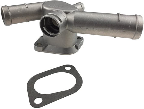 Aluminium Alloy Thermostat Housing Coolant Hose Flange Radiator for VW Golf Jetta 2.0 L4 99-06 06A121133D
