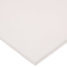CS Hyde Silicone Foam, Open Cell, Commercial Grade, Light Density, Acrylic Adhesive, 0.062" Thick, White, 12" Width, 12" Length