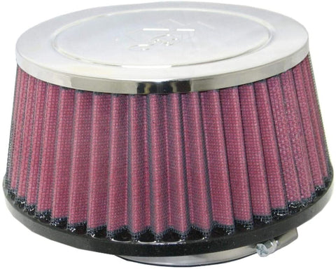 K&N Universal Clamp-On Filter: High Performance, Premium, Washable, Replacement Filter: Flange Diameter: 4.0625 In, Filter Height: 3.125 In, Flange Length: 0.75 In, Shape: Round Tapered, RC-9470