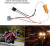 Senyar 2pcs Headlight Decoder,50W LED Fog Lamp Load Resistor Decoder Anti-Flicker Flash Error Canceler for H7