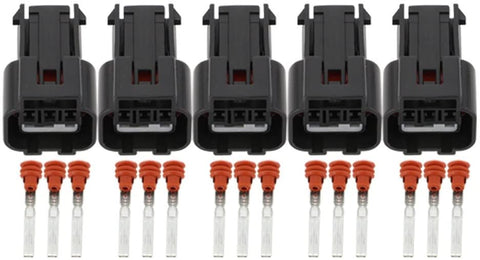 5 Sets 3 Pin 62 Z 060 Connector Female Waterproof Plug KPB016-03427 DJ7035A-1.5-21