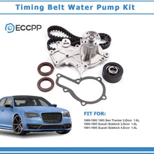 ECCPP Timing Belt Water Pump Kit G16KC For 1989-1995 Suzuki Sidekick GEO Tracker 1.6L SOHC