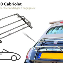 Atlas Luggage Rack FITS Abarth,Fiat 500C 312 Chrome Tailor Made & Perfect FIT TÜV Tested OEM Quality