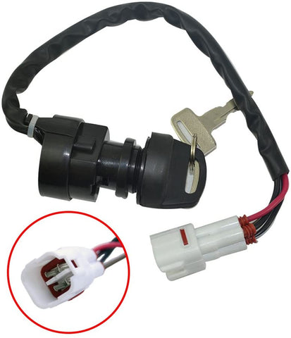 FLYPIG Replacement Ignition Key Switch for Yamaha Timberwolf 250 YFB250 YFB250F ATV 1994-2000 AS1248SW100LM