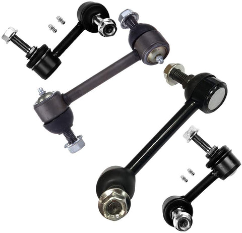 LSAILON 4pcs Front Rear Sway Bar End Links Kit Fit for 02-03 Chevy Trailblazer 02-03 Chevy Trailblazer EXT 02-03 GMC Envoy 02-03 GMC Envoy XL 2003 Isuzu Ascender 02-03 Oldsmobile Bravada