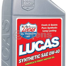 Stens 051-622 Synthetic Motor Oil, Black