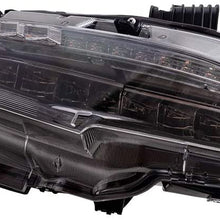 Brock Replacement Passenger LED Headlight Compatible with 16-19 Civic