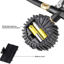 CZC AUTO Digital Tire Inflator Pressure Gauge, LED Display Tyre Deflator Gage with Dual Head Chuck Rubber Hose MNPT Fitting, Compatible with Air Pump Compressor for Truck Bus RV Car Motorcycle Bike