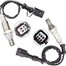 Guniang 2x Oxygen O2 Sensor 1 & 2 for 2007-2009 Honda CR-V 2.4L Upper + Lower
