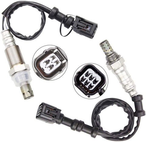 Guniang 2x Oxygen O2 Sensor 1 & 2 for 2007-2009 Honda CR-V 2.4L Upper + Lower