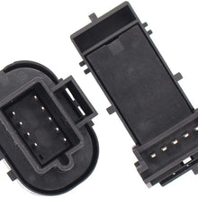 NewYall Set of 2 Front Left Driver Side Mirror and Door Lock Switch