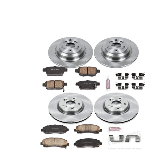 Autospecialty (KOE5856) Daily Driver OE Brake Kit, Front and Rear