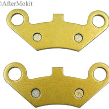 AfterMokit Replacement Front Brake Pads for CFMOTO CFORCE CF500 CF625-C 2011-2016 CF800-2 2012-2017 CF500AU-6L 2014-2017 CF500ATR-A 2015-2016 CF800ATR 2016 CF500AU-7L CF500AU-7S 2016-2017 Golden