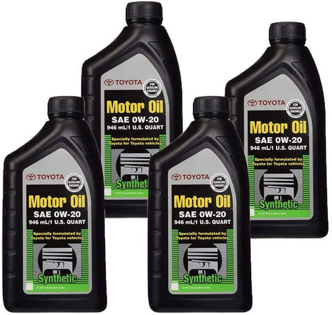 TOYOTA Genuine OEM 00279-0WQTE-01 Oil (4 QUARTS)
