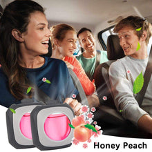 Airbreezy Car Air Freshener(Honey Peach Scents), 6 Car Freshener Vent Clips, 4ml Each, Long-Lasting Car Fragrance, Up to 180 Days