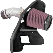 K&N Cold Air Intake Kit with Washable Air Filter: 2007-2015 Toyota (Camry, Venza) 3.5L V6, Polished Metal Finish with Red Oiled Filter, 69-8611TS