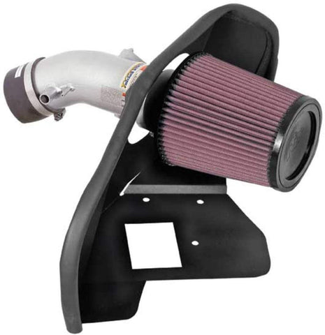 K&N Cold Air Intake Kit with Washable Air Filter: 2007-2015 Toyota (Camry, Venza) 3.5L V6, Polished Metal Finish with Red Oiled Filter, 69-8611TS