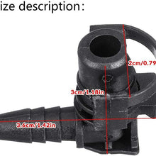 Niome Car Throttle Pipe Connector Throttle Valve Thermostat 55354565 55574685 55569809 Automobile Throttle Water Tank Pipe Hose Connector