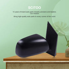 SCITOO Passenger Right Door Mirror fit 2004-2010 for Toyota Sienna Power Adjusted Manual Folding Side Tow Mirror