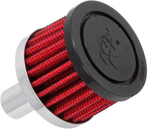 K&N Vent Air Filter/ Breather: High Performance, Premium, Washable, Replacement Engine Filter: Filter Height: 1.5 In, Flange Length: 0.875 In, Shape: Breather, 62-1030