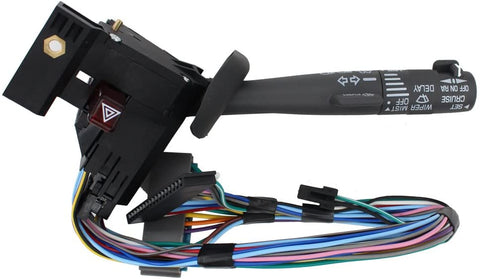 NewYall 2330814 Cruise Control Windshield Wiper Arm Turn Signal Lever Switch Hazard Multi-Function for Chevy GMC Truck Pickup Replaces 26100985 26036312 26083627 26091769 26097019
