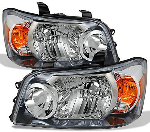 For 2004 2005 2006 Toyota Highlander Base | Limited | Sport Driver LH + Passenger RH Side Headlights Set