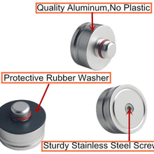 JGR Jack Lift Pad for Tesla Model 3, Billet Aluminum 4PCS Jack Point Pad Sturdy Adapter Protects Battery & Paint for Using with a Floor Jack, Jack Lift Pad Silver