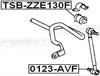 FEBEST TSB-ZZE130F Front Stabilizer Bushing