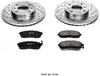 Power Stop K749 Front Brake Kit with Drilled/Slotted Brake Rotors and Z23 Evolution Ceramic Brake Pads