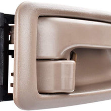 faersi 2Pcs Inside Interior Door Handle Front Rear Driver & Passenger Side for 1997 1998 1999 2000 2001 Toyota Camry Beige/Tan