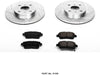 Power Stop K109 Front Brake Kit with Drilled/Slotted Brake Rotors and Z23 Evolution Ceramic Brake Pads